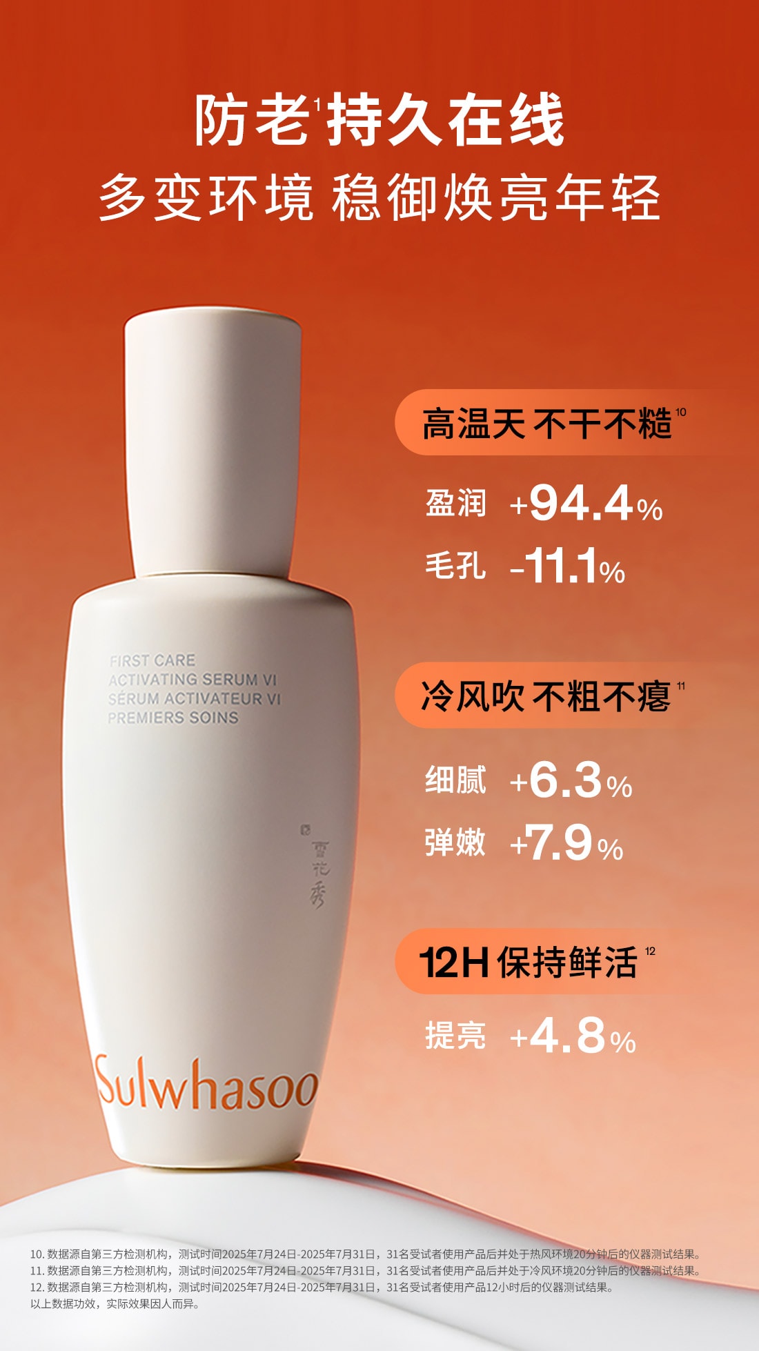 雪花秀参修瓶精华