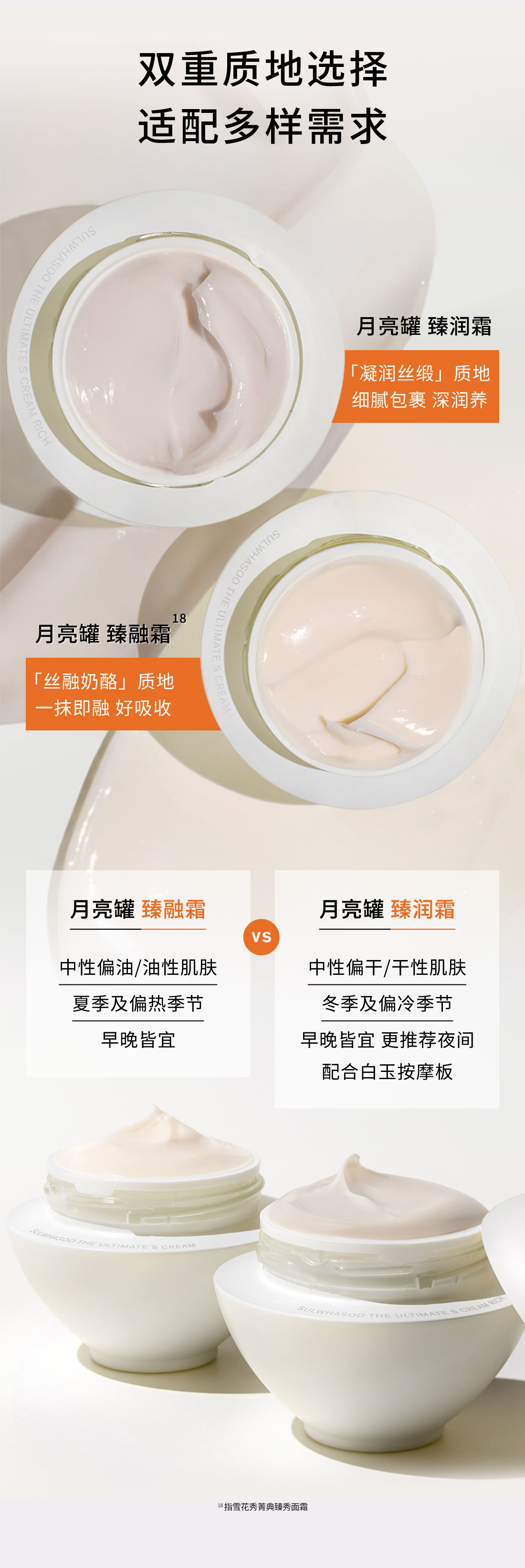 雪花秀菁典臻秀面霜 丰盈版